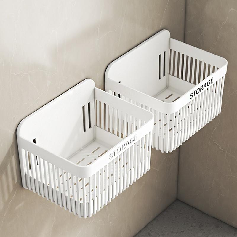 Wall Mounted Kitchen Storage Basket Bathroom Shelf Durable Storage Of Spices Garlic Onions And Vegetables High Quality