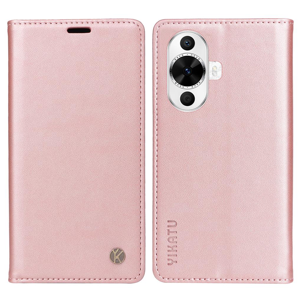 YIKATU YK-001 For Huawei nova 12s 4G/nova 12 Lite 4G/nova 11 Case Strong Magnetic Leather Phone Cover
