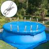 30 Pezzi Morsetti Robusti Multiuso in Acciaio Inossidabile per Teli Piscina a Sbalzo, Morsetti Antivento per Fissare Teli di Copertura per Piscine Fuori Terra