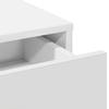 Makeup Table with Drawers White 50 x 41 x 135 cm Engineered Wood