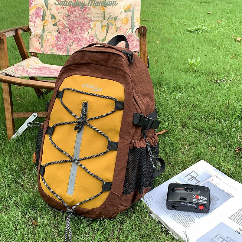 Outdoor Backpack Large Capacity Hiking Backpack Mountaineering Bag Boys Commuter School Bag Female College Student Computer Bag