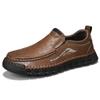 Handmade Genuine Leather Men's Casual Shoes Comfortable And Breathable Moccasins Men Business Flats Shoes Driving Shoes