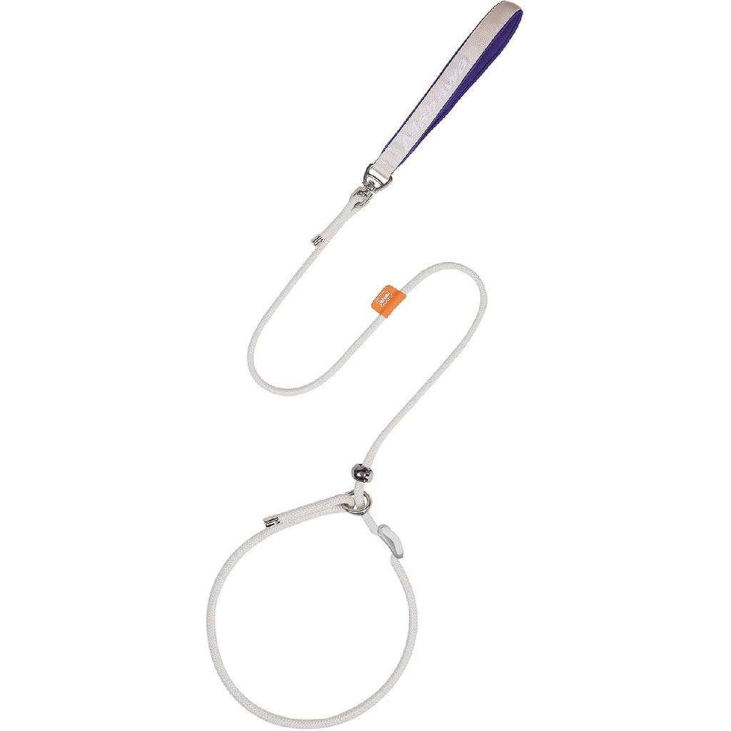 Dog Anti-Slip Leash 5FT with Metal Stopper - Durable No-Pull Training Lead for Small, Medium & Large Dogs - Comfortable Handle Nylon Rope,