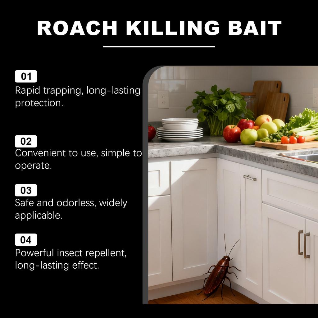 The Household Insecticidal For Cockroaches Contains Effective Ingredients Specially Designed For Cockroaches In The Kitchen.