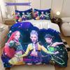 K-Pop Devil Hunter Series bedding, duvet cover, pillowcase, home decoration, birthday gift (1 * duvet cover+2 * pillowcase, coreless)