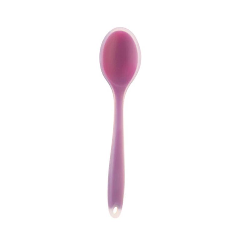 Colorful Silicone Spoon Heat Resistant Easy To Clean Non-stick Rice Spoons High Temperature Spoon Tableware Utensil Kitchen Tool