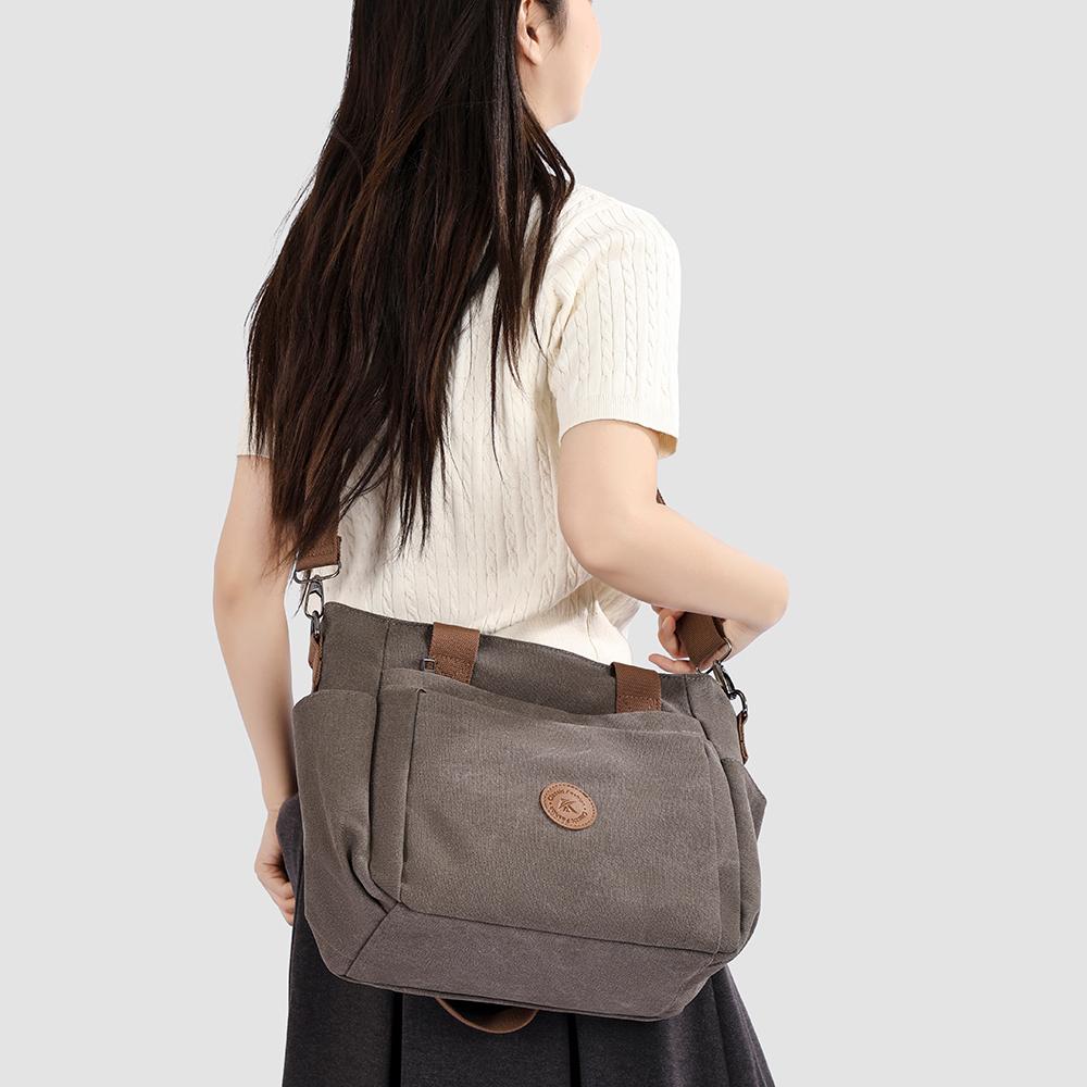 Women's Canvas Large Capacity Tote Bag Shoulder Bag