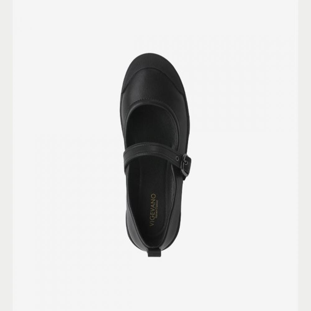Vigevano Women S Daily Flat Mary Jane 02 Black