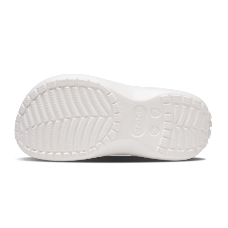 Crocs Sea Salt Milk Foam EVA Simple and Atmospheric Hole Shoes Unisex White