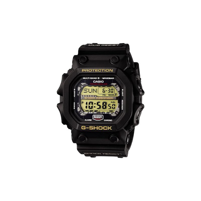 

Casio fashionable and rugged large dial, solar wave, mud-proof and waterproof movement, quartz movement, resin strap, Japanese and Korean GXW-56-1B чёрный