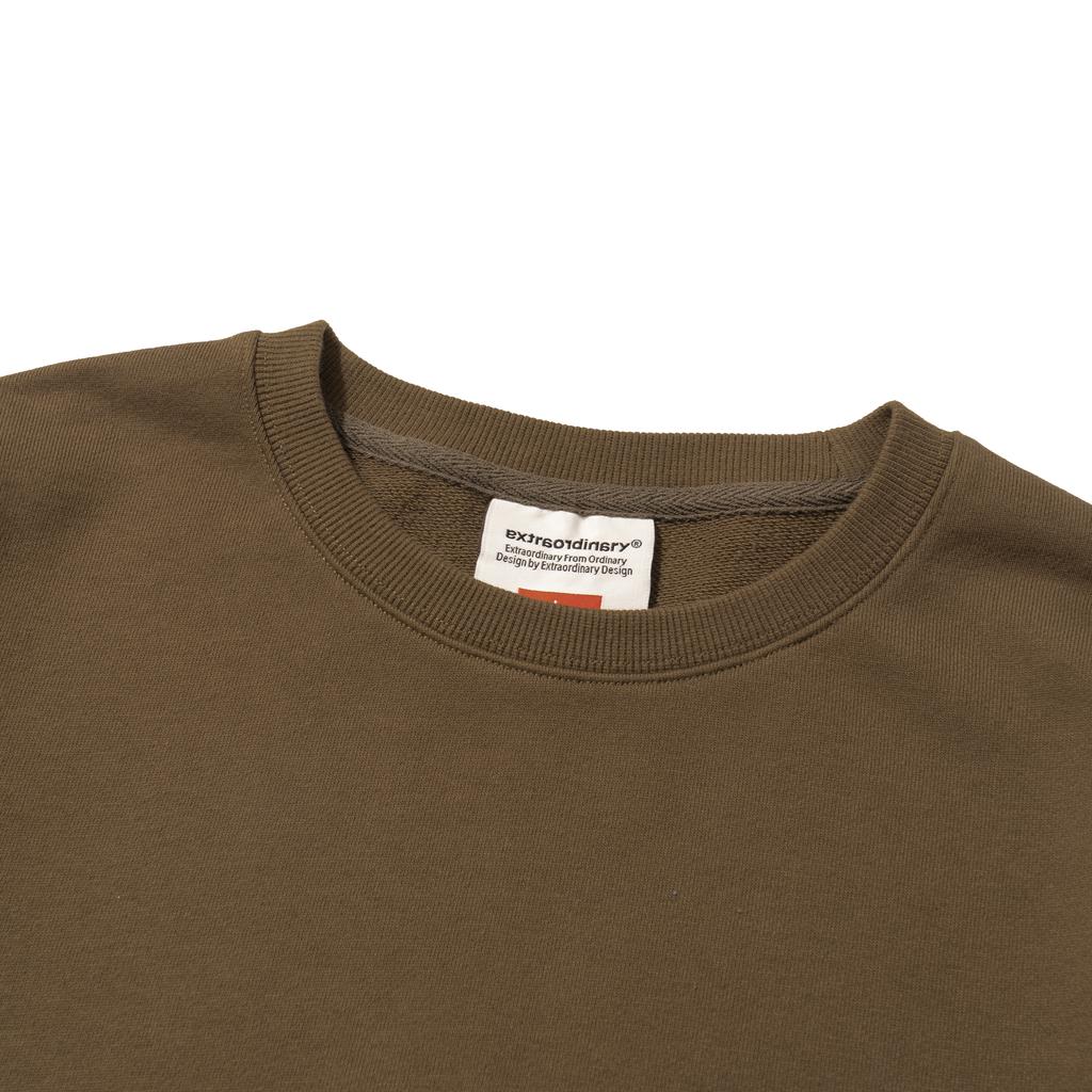 EXTRAORDINARY Navajo Crew Sweatshirt Brown