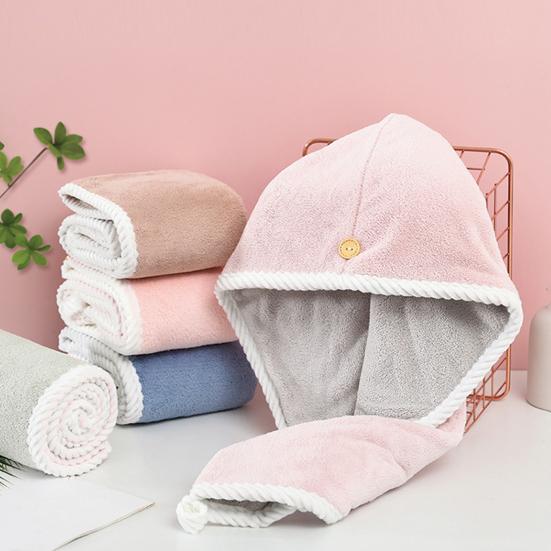 

Шапочка для сушки волос. Удобная протирка во время выдувания. Сплошной цвет. Удобная супервпитывающая вьющаяся ткань. Быстросохнущее полотенце для волос.