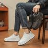 Men Shoes 2026 Spring Autumn New Breathable Mesh Non Slip Platform Sneakers Comfort Lace-up Height Increase Wedge Casual Shoes