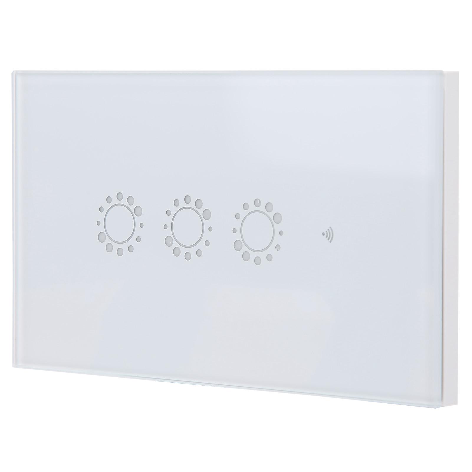 Smart Touch Switch White Wifi Intelligent Wireless Remote Controller US AU 95‑240VAC