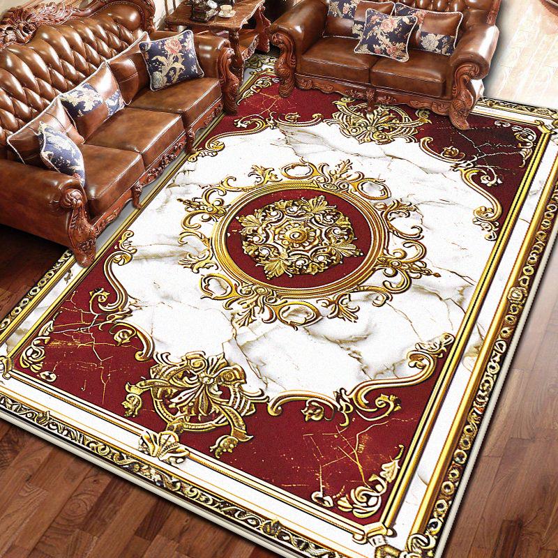 Europejski Dywan Retro do Sypialni na Dużą Powierzchnię, Szatnia, Salon, Antypoślizgowe Maty Podłogowe, Dywan, Pokój Dzienny, Dekoracja Domu, Dywany Obszarowe pod Sofę