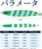 SHUOSEN Metal Jig 5 Color Set 30g 40g 60g 80g