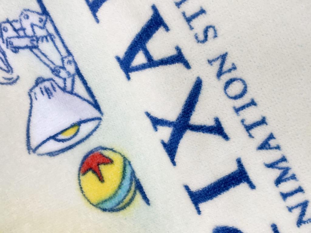 Marushin Face Disney Pixar Antibacterial and Deodorizing 2006019700 Towel, Waterlight, Cotton, Embroidered, Treatment,
