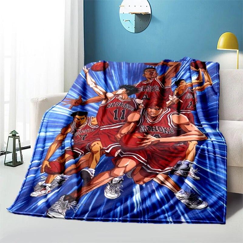 

Slam dunk цифровая мягкая плюшевая кровать, тонкие одеяла для пикника с героями мультфильмов, современное фланелевое одеяло Gedruckt Bettdecke Geschenk 125x150cm 50x60inch