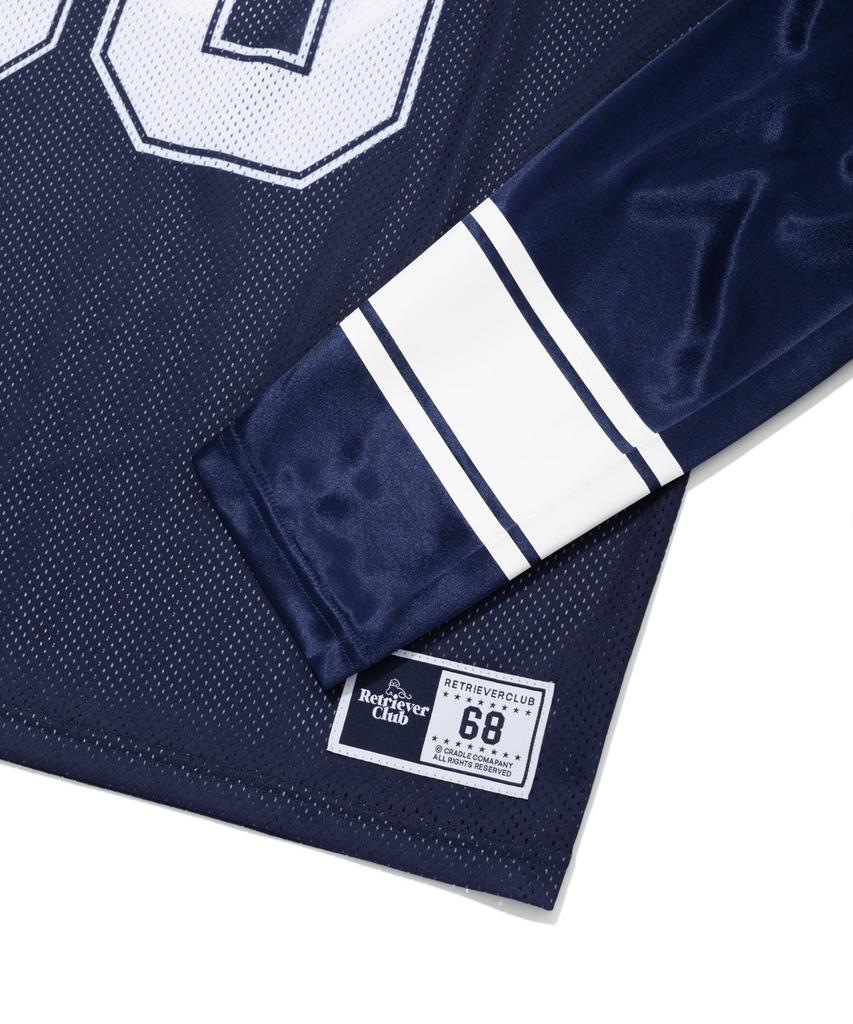 RETRIEVER CLUB 68 Langes Fußballtrikot [Marineblau]