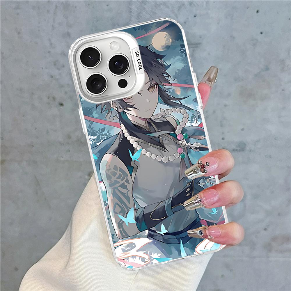 Genshin Impact XIAO Phone Case For IPhone 16 15 14 13 12 11 Pro Max X XR XSMAX 8 7 Plus Matte Shockproof Back Cover