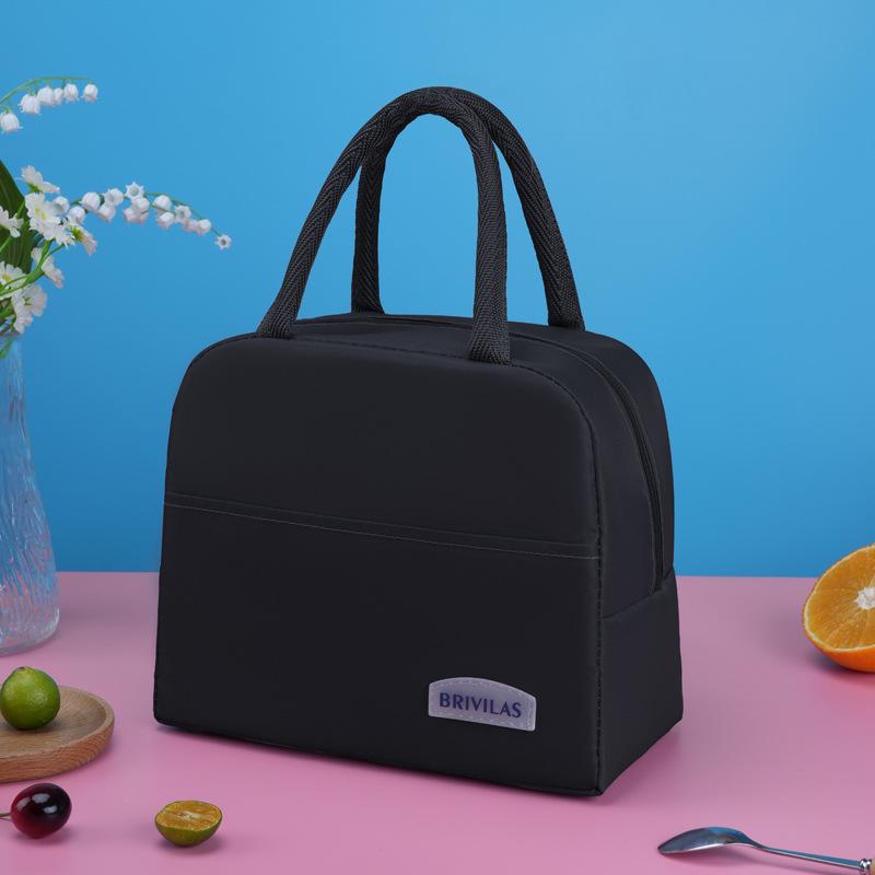 Large Capacity Insulated Lunch Tote - Durable Aluminum Foil Bento Bag for Office Workers