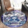 Zombie Bride Horror Theme Chair Mat Round Carpet - Home Decor, Sofa Rug, Office Mat, Gift for Any Room0219b