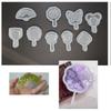UV Resin Molds Fan Shaped Keychain Mould Vintage Fan Sand Moulds DIY Crafts Mold Silicone Material for DIY Hand-Making