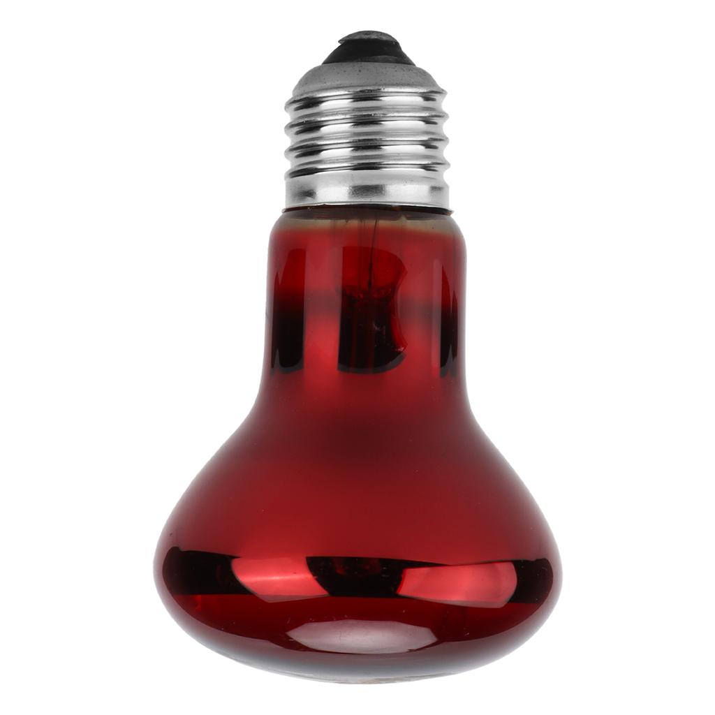 Reptile Infrared Heating Lamp Infrared UVA Heat Lamp Bulb with NickelPlated Socket for Reptiles 220240V