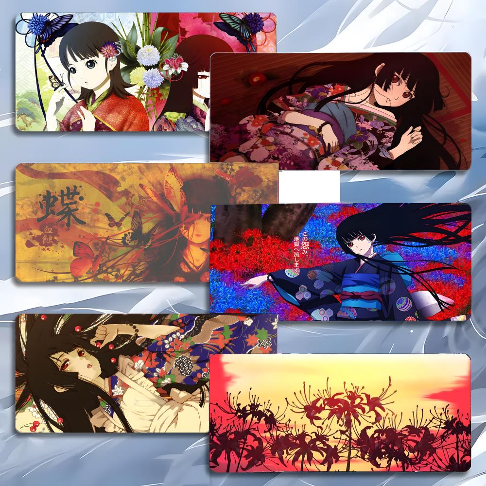 Dark Mysterious Anime Hhell Girl Mouse Pad Mousepad Large Gaming Lockedge Thickened Pc Table Desk Mat