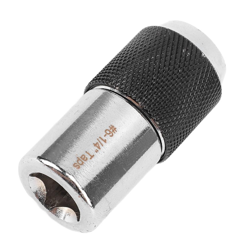 6‑1/4 Adjustable Tap Socket 3/8 Inch Square Drive Tap Extraction Tool for M3‑M6 Taps Reamer Screw Ex
