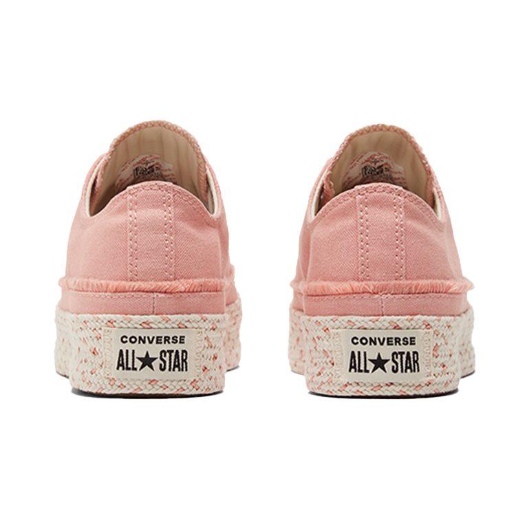 Chuck Taylor All Star Wmns Converse Basse 'Color Espadrille - Rosa Quarzo' Donna 570771C