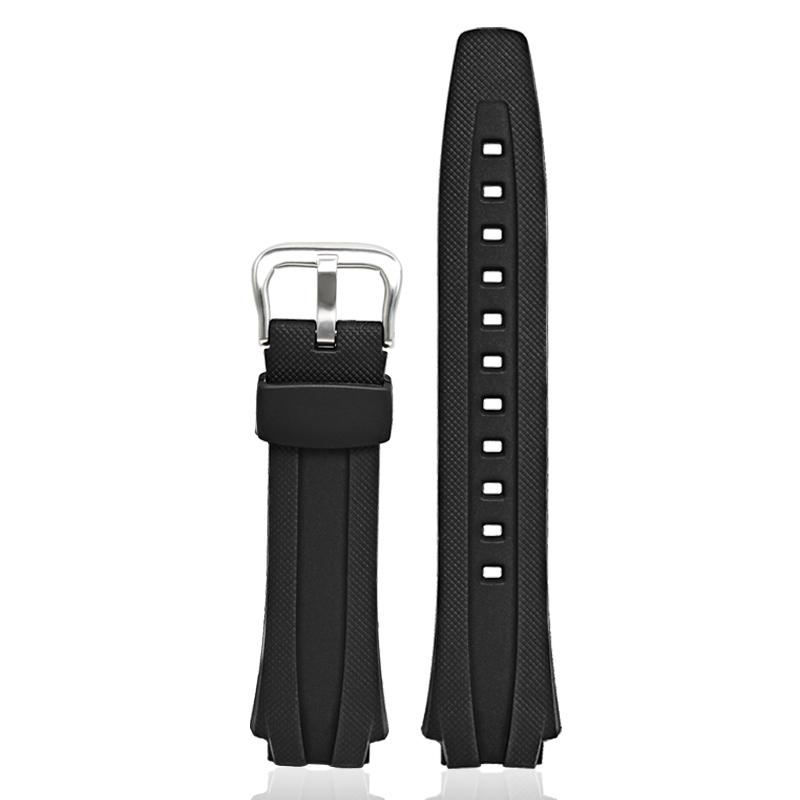 17mm Resin Replacement Strap For Casio AQ-160W/AQ-163W Men Band Rubber Sprot Waterproof Bracelet Watch Accessories