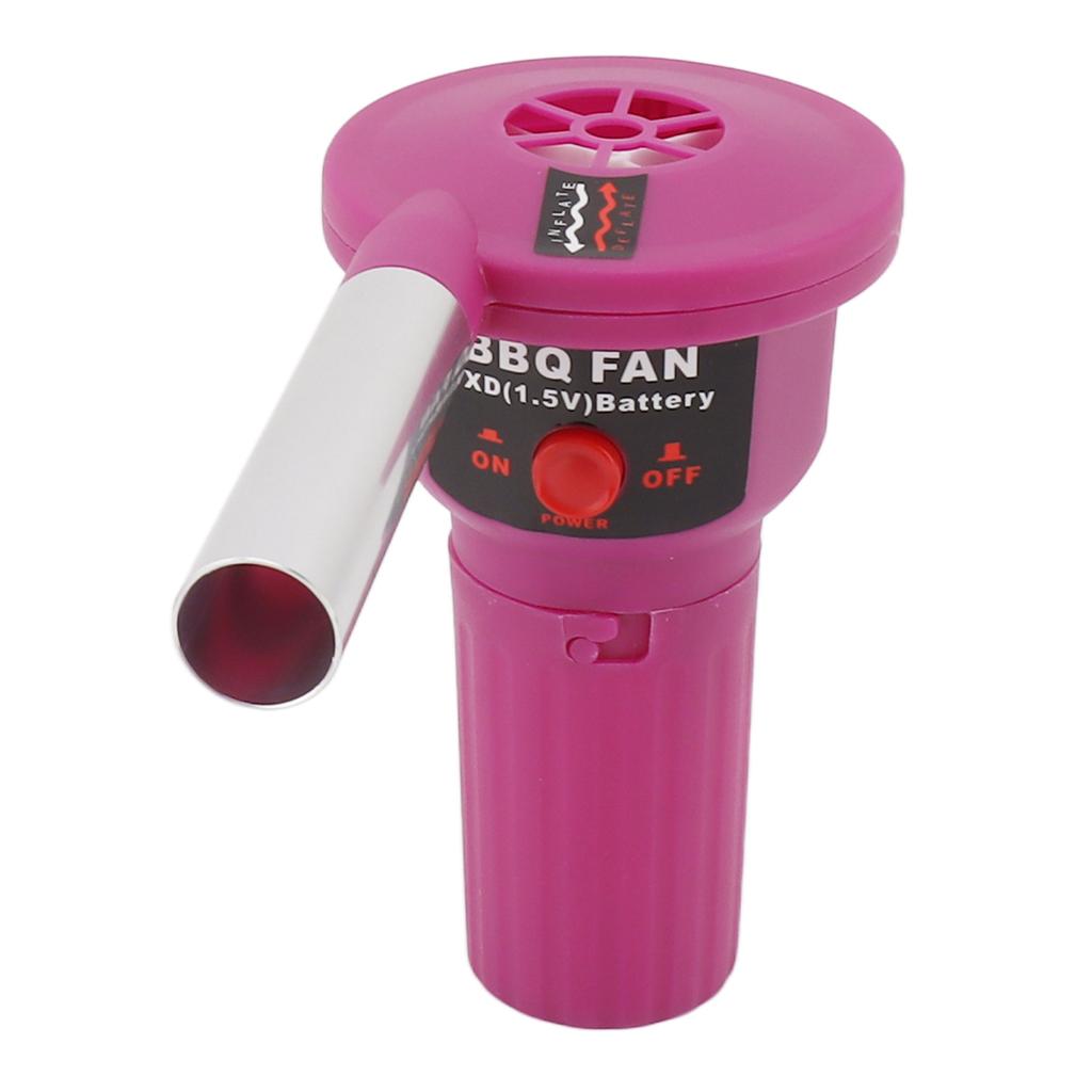 Portable Battery Powered BBQ Fan Air Blower Handheld Barbecue Fan Air Blower for Outdoor Camping
