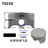 Motorcykel ombyggd kolvpackningssats 74 mm hål för YAMAHA YBR250 YS250 2007 2009 XT250 1YB 2013-2015 Reserv för kolvreparation