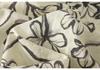 Autumn 2025 Floral Retro Style V-Neck Cotton Linen Shirt - Artistic Ink Painting, Age-Reducing, Plus Size Casual Top