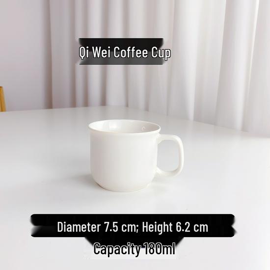 Custom Logo White Ceramic Mug for Hotels & Advertising Default