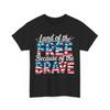 Memorial Day T-shirt, Land Of The Free Because Of Brave US Flag T-shirt