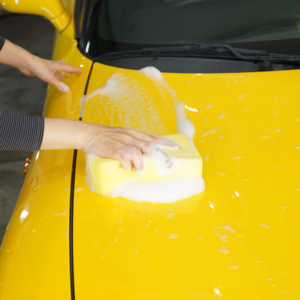 Car Picanet Car Wash Sponge, Set of 6, Developed for Car Wash, Just the