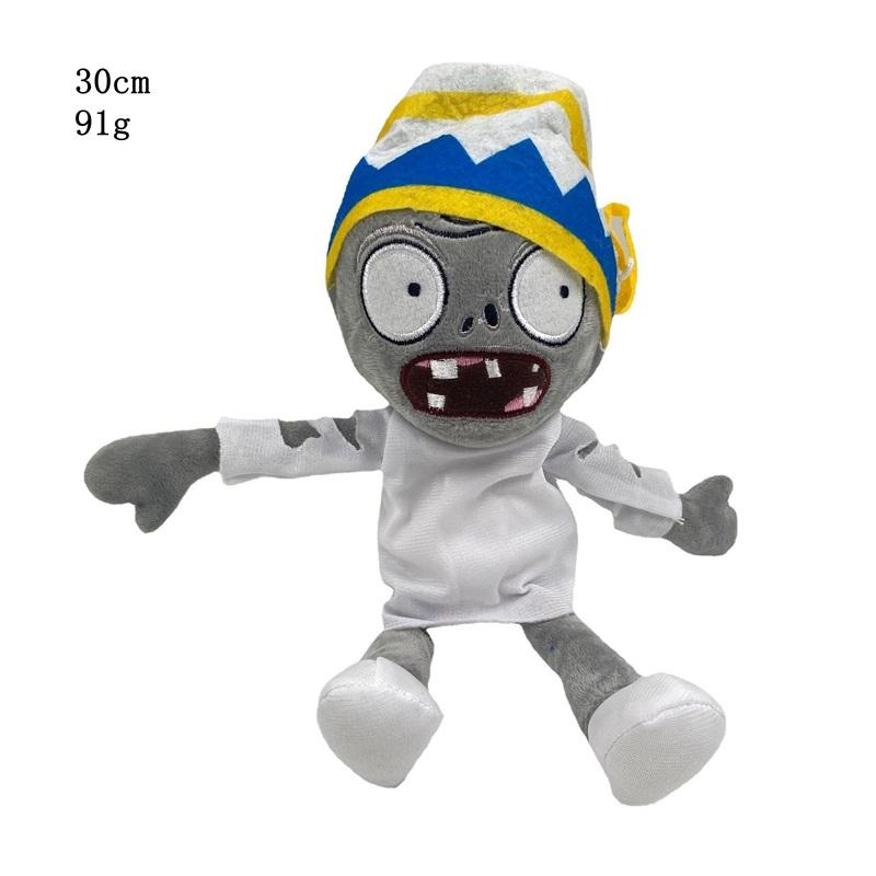 1pcs Plants Vs Zombies Plush Toys 30cm PVZ Gargantuar Hats Pirate Duck Zombie Plush Stuffed Toys Doll Soft Toy Gifts for Kids