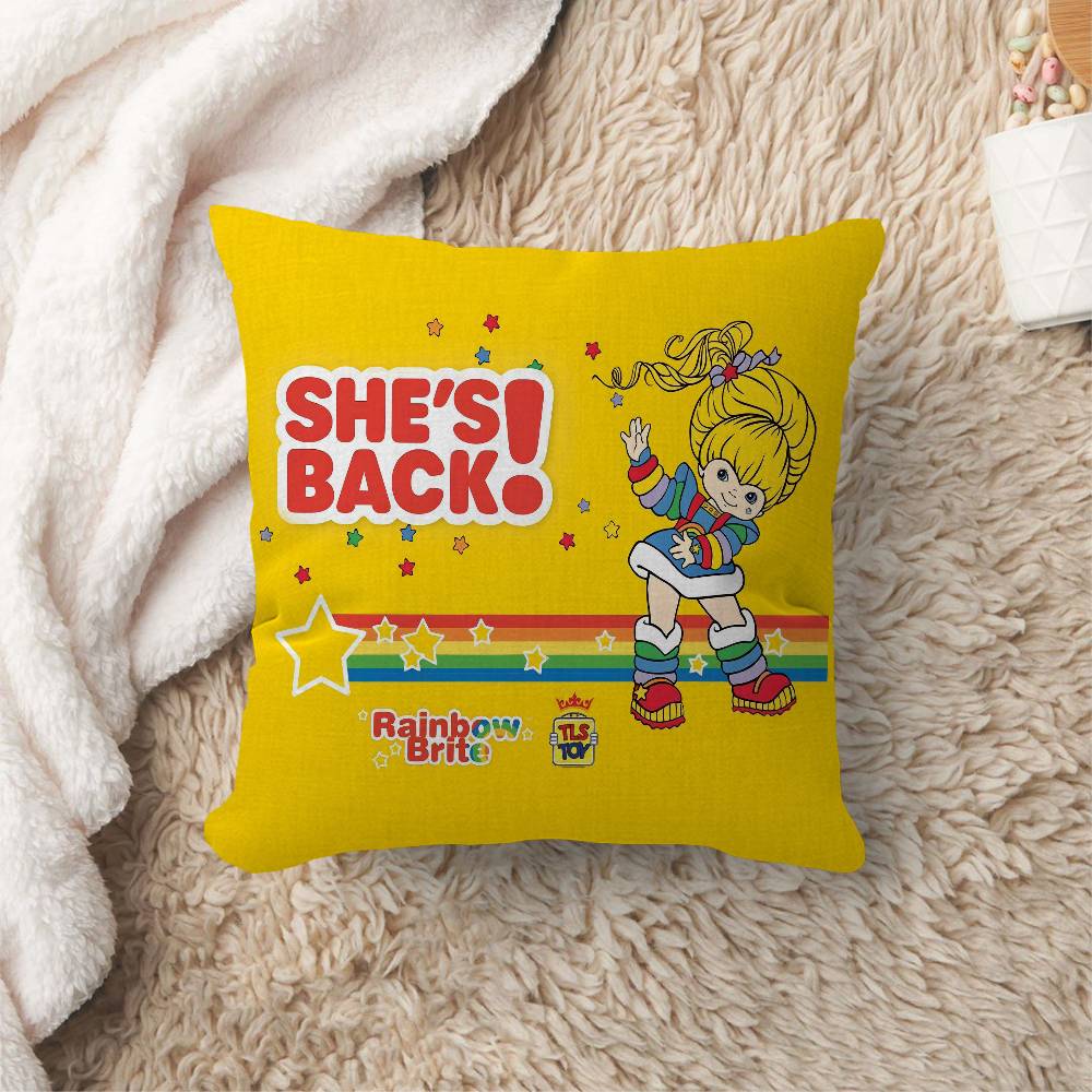 RRainbow BBrite Cartoon Pillowcase toon Gift Cushion Cover Bedroom Home Sofa Chair Seat Decor pillow case