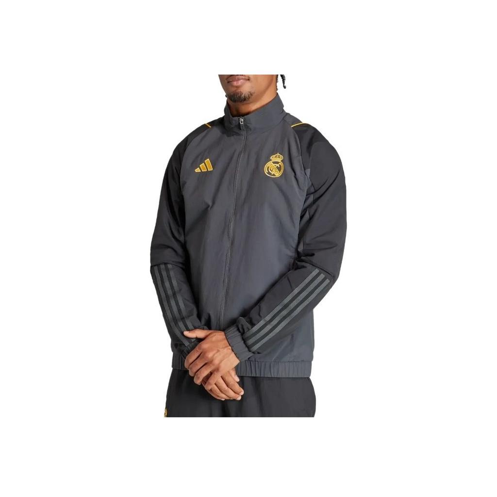 adidas Real Madrid 23/24 Sezon Slim Fit Fermuarlı Yaka Uzun Kollu Ceket Erkek Ceketleri IB0044