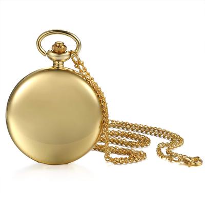 JEWELRYWE Pocket Watch Antique Analog Free Engraving Pendant Watch Pocket Watch Waterproof Antique Alloy Gold Coming of Age Ceremony Birthday