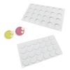 Silicone Mold Scrapbooking Resin Casting Silicone Mat for Wax Seal Stamp Wax Sealing Mat 24-Cavity