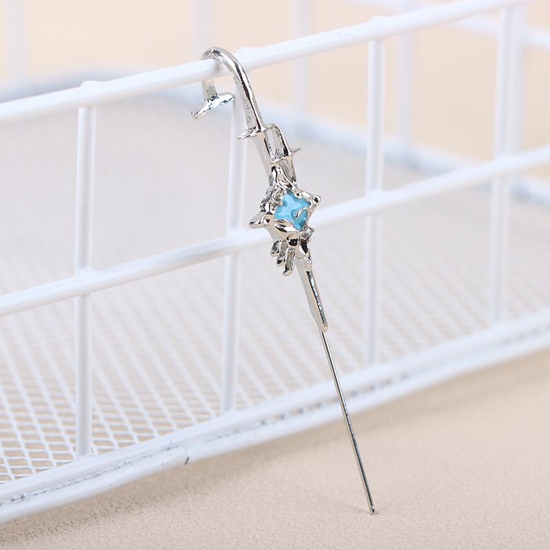 

1 шт. Плюшеві голки для проколів із чотирма восьмикутними зірками. Холодний вітер. Удосконалені сережки-гачки.