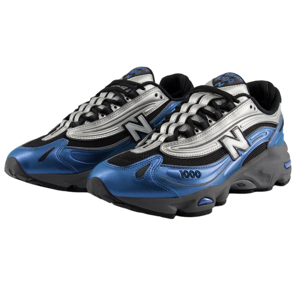 New Balance 1000 Metallisk Blå Unisex Sneakers Sølv M1000ENV