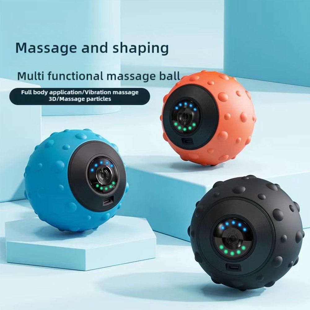 Electric Massage Ball Health Care Sport Fascia Ball Yoga Fitness Fitness Relaxation Yoga Vibrat O2L8