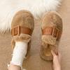 Baotou Mao Mao Hausschuhe Damen tragen im Herbst und Winter neu Internet-Berühmtheit Explosion dicker Boden Muffin Zuhause