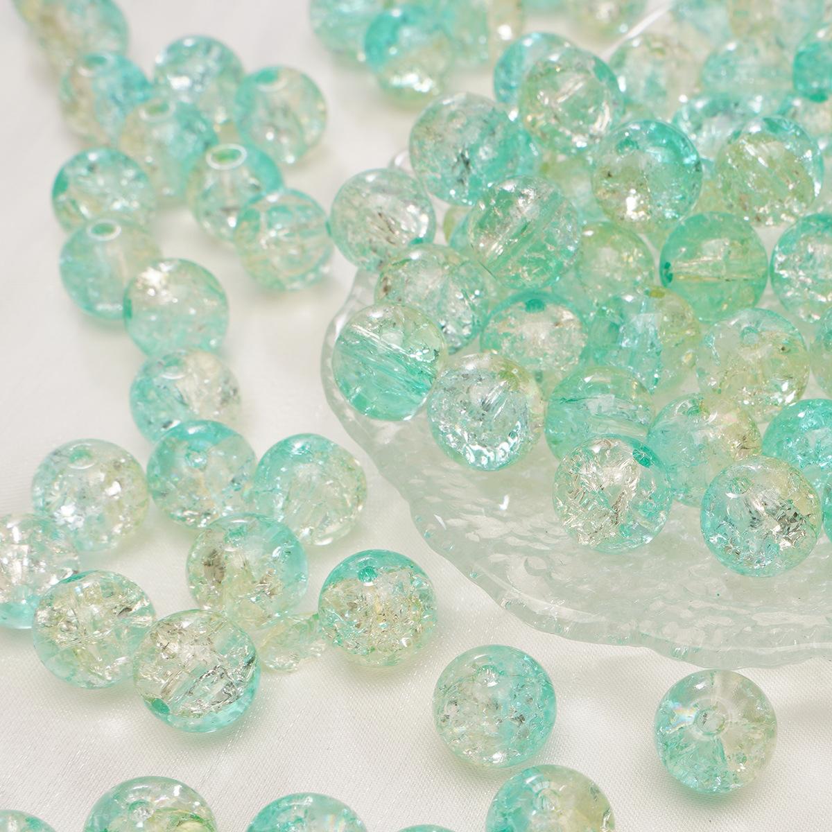 

Стекло Дуплекс Взрыв Кристалл Кракле Бусины Ручной Работы Бисероплетение Материалы Браслет Ожерелье Глазурь Бусины Рассыпчатые Сломанные Бусины Бусины для Изготовления Ювелирных Изделий 8mm About 100 pieces