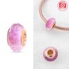 Authentic Certified Pink Glass Bead Blue Romantic Bead Charms Compatible With Bracelets Charm Bead Charms Copper Women Diy Jewellery Making