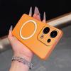 Magnetic Semi‑Transparent Matte Phone Case for OPPO Reno13 5G Soft TPU Shockproof Cover